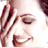 Static 48x48 pixel icon showing a close-up of a person's face with dark hair and closed eyes, rendered in low-resolution pixel art style with brown and white tones.