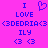 A static pixel art image with a bright pink background displaying blue text and symbols arranged in two vertical