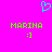 A bright pink background features a cyan pixelated heart symbol above two identical green text blocks reading "MARINA" with smiley faces below.