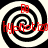 Four identical black-and-white spiral patterns arranged in a , each with red text overlays reading "hypnotize" and "FR"