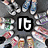 Animated icon with text "It is lovee!" over a background of shoes, bones, and pink heart shapes.