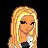 Pixel art of a blonde woman in white polka-dot jacket and black top holding a silver handbag, with text "drop it shawty" and "wanna see you" on black background.