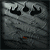 Animated sequence showing three dark silhouettes above a gray marbled background, with orange and gold elements shifting from small dots to larger flame-like shapes.