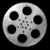 Six circular film reels arranged in two of three, each with six black holes and a central patterned area