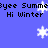 Blue background with repeated text and snowflakes, animated to show falling snow effects.