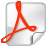 Red stylized 'A' symbol on white document with gray border and folded corner.