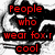 A static collage of three distinct buddy icons featuring text and logos with high-contrast black-and-white color schemes and pixelated textures.