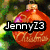 Animated icon shows a red Christmas ornament with purple highlights against green foliage, transitioning to a Santa Claus figure with a red hat and green tree background.