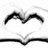 A black line drawing of a heart shape on white background, with an animated transition showing the heart forming from two curved lines.