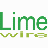 Green 'Lime' text with 'wire' below it next to a circular lime slice graphic on white background.