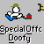 Pixelated character with green cap, white face, blue lower body, and gray prop with red stripe; two side-by-side frames show yellow object moving left to right.