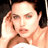 Static 48x48 pixel icon showing a close-up of a person with light skin tone, dark hair, and closed eyes resting on hands in a contemplative pose against a black background.
