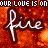 repeated 'fire' text over a fiery background with small heart icons, featuring alternating where hearts appear or disappear
