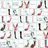 small, pixelated anime-style character icons with varied poses and colors on a light background, next to stylized text reading 'blanca'