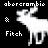 Pixelated white moose on black background with text elements and a gray rectangle, static image.