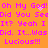 Orange background with pink pixelated text repeating 'Oh My God! Did You See It? Yeah I Did. It...Was Lucious!!!' and a small heart symbol.