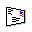 Pixelated envelope icons with varying designs, some featuring flag motifs and text lines, displayed in a
