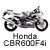 Two static frames of a motorcycle icon with text labels, displayed in a contact sheet layout on a gray background.