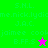 A split-screen image with green and pink sections displaying repeated text and a star symbol, transitioning between two states.
