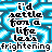 A repeating pattern of text and abstract shapes in blue, white, and black with alternating dark and light backgrounds.