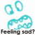 Animated icon with cyan bubbles, zebra stripes, and a yellow smiley face with text overlays.