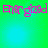 Four identical display the word 'Energized' in pink pixelated text on a green-to-cyan gradient background with subtle light effects