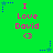 Green background with pink text reading "I Love David <3" and blue star-shaped corner decorations.