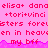Pixelated text repeats across a pink background with a wavy purple line beneath, showing partial phrases like 'elisa+ dana' and 'my bff'.