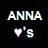 Pixelated text and heart symbols on black background with white and red hearts, showing 'ANNA', 'ANDREI', 'S' in various positions.