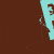 A contact sheet of 10 animated frames showing a stylized text logo with distressed turquoise lettering on a brown background, partially visible across the grid.