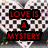 Red text on black blocks reads "LOVE IS A MYSTERY" and "NOT A LIE !!!!!" over a checkered background with heart-shaped cutout.