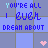 Animated contact sheet of a 48x48 pixel buddy icon showing repeated text and heart symbols across 25 frames with color variations in the hearts and some text elements.