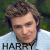 A person with light brown hair and a white shirt appears in three showing subtle facial expression changes, with the name "HARRY" displayed below