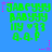 Green pixelated text on blue background with pink stars and dots, showing repeated patterns of 'ЗАВРУУУ', 'ВАВРУУУ', '11У', '8.8.Р', and '8.8.Р' with varying star positions.