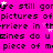 A static image with a bright pink background displaying repeated black text and small white stars.