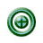 Animated circular icon with green concentric rings and a central cross symbol, showing sequential changes in ring patterns across frames.