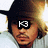 A pixelated image of a person with light brown hair wearing a dark cowboy hat and white shirt, overlaid with text in three different positions.