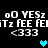 Pixelated text and heart symbols on black background with cyan hearts appearing in different positions across frames.