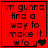 Red background with black pixelated text reading "im gunna find a way to make it w/o u" and changing heart symbols across four