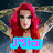 six pixelated images with text overlays: a red-haired figure, group photo labeled BC13, three people in blue shirts labeled RCW, a person with brown hair labeled KP, pink background with IM SO text, and FIERCE TOUR on cyan