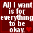 Red background with white text reading 'ALL I want is for everything to be okay.' and a red heart symbol.