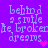 Pixelated text on purple background with pink heart symbols, showing animation where hearts appear and disappear in two positions.