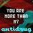 A repeating of pixelated text and shapes with alternating color schemes