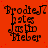 identical orange buddy icons with black text reading "Brodie7 hates Justin Bieber" arranged in a layout with one empty