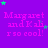 Purple background with repeated pink text 'Margaret and Kali r so cool!' surrounded by green and purple stars.