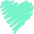 six colored with pixelated text and heart symbols, each displaying distinct visual elements