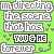 Pixelated text on a bright green background with gray and black lettering, featuring the phrase 'I'm directing the scene that has YOU & HE forever' in blocky font.
