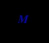 Blue 'M' and '&' symbols on black background transition to blue 'M' and 'Racing' text with motion blur effect.