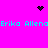 Bright pink background with cyan text and black pixel art elements including a heart, starburst, and dot cluster.