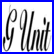 Static single-frame buddy icon featuring stylized black text on a white background with blue border, pixelated rendering style.